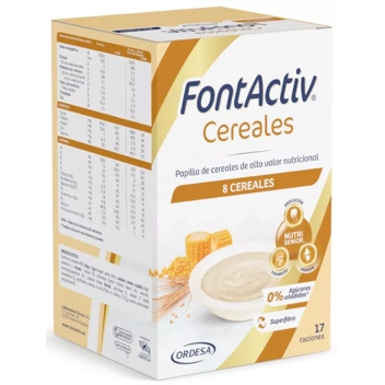 FontActiv Cereales Crema de Arroz 600g Papilla para Adultos y