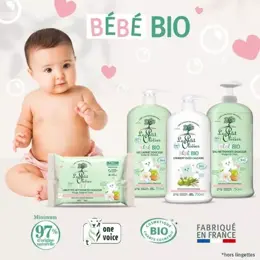 Le Petit Olivier - Lingettes Nettoyantes Douceur - Bébé - Dès La Naissance - x56