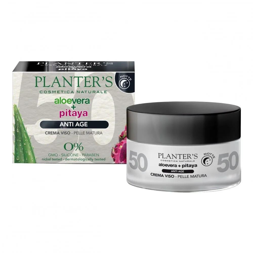 Planter's Crema Viso Notte AntiAge Aloe + Pitaya 50 ml