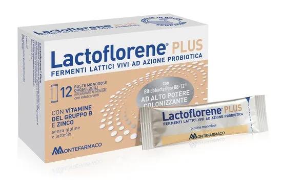 Lactoflorene Plus Integratore Fermenti Lattici Monodose 12 Bustine Orosolubili