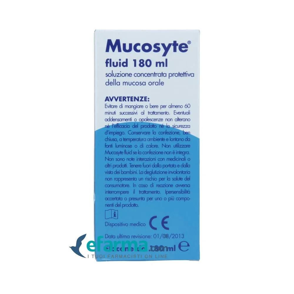 Mucosyte Fluid Soluzione Concentrata Infiammazione Cavo Orale 180 ml