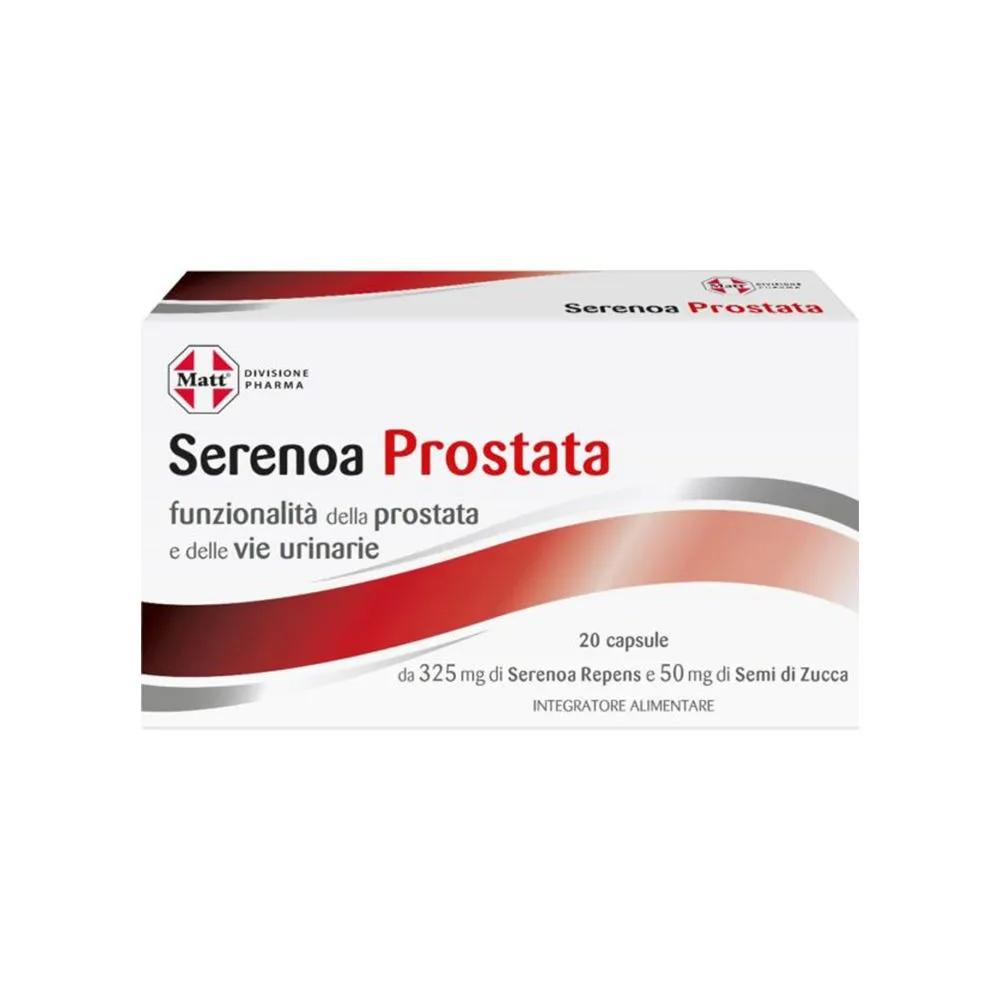 Matt Pharma Serenoa Integratore Per La Prostata E Le Vie Urinarie 20 Capsule