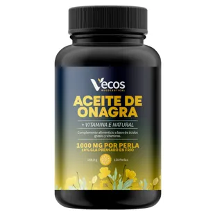 Vecos Nucoceutical Evening Primrose Oil 1000 mg 120 Softgels