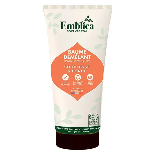 Emblica Hair Care Detangling Care Balm Softness & Strength Organic 200ml