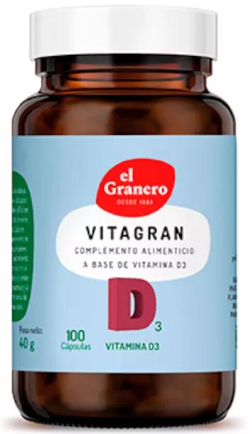 El Granero Intégrale Vitagran D3 100 Capsules