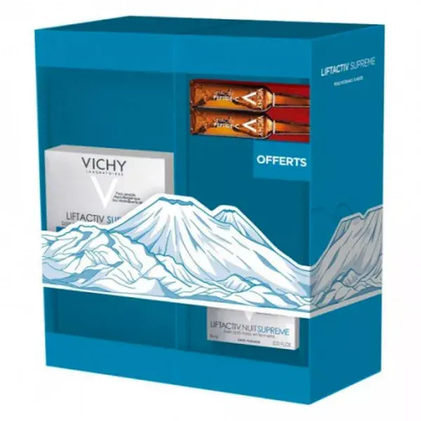 Vichy Coffret LiftActiv Suprême Pieles secas 50ml + 2 ampollas 1,8ml Oferta y Crema de Noche 15ml Oferta