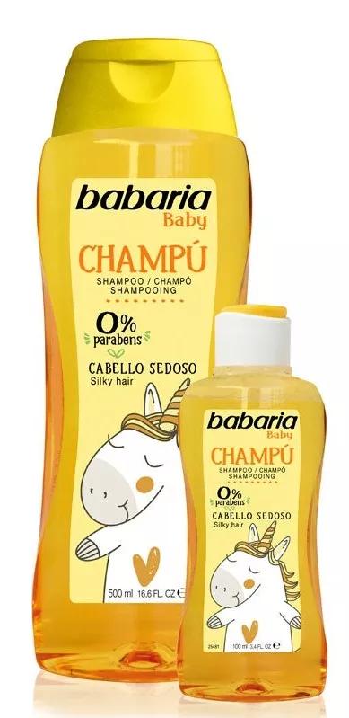 Babaria Champú Bebé 500 ml + 100 ml