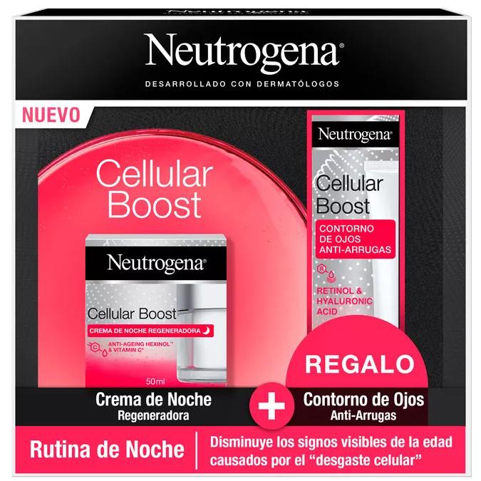 Neutrógena Cellular Boost Crema Noche 50 ml + REGALO Contorno Ojos 15 ml