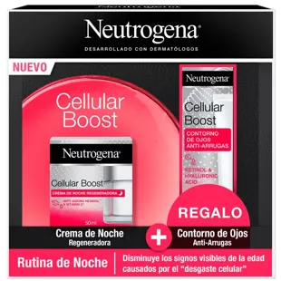 Pack Neutrogena Cellular Boost Nachtcreme 50ml + GIFT Eye Contour 15ml