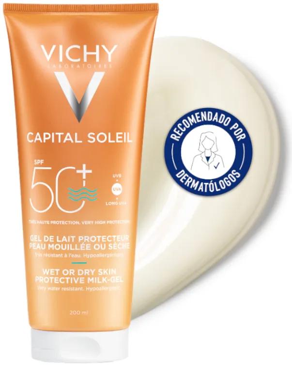 Sunscreen Gel Wet Skin perfect SPF50 Soleil Vichy 200ml