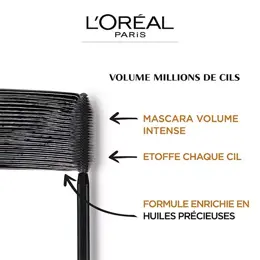 L'Oréal Paris Mascara Volume Millions de Cils Noir