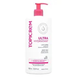 Topicrem Lait Corps Ultra Hydratant Format Eco 1L