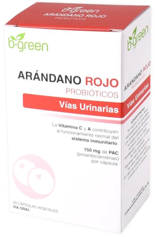 b-green Canneberge+Probiotiques 30 Capsules