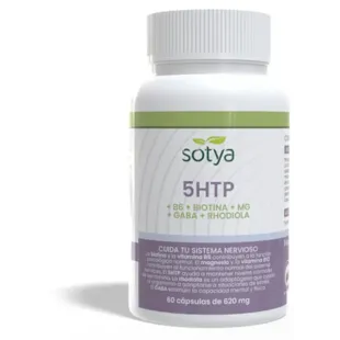 Sotya 5HTP + B6 + Biotin + Mg + Gaba + Rhodiola 620 mg 60 Capsules