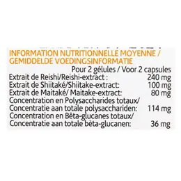 Naturland Shiitaké Maitaké Reishi Bio 40 végécaps