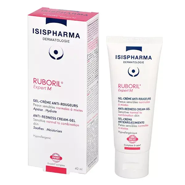 Isispharma Ruboril Expert M Anti-Redness Cream Gel Normal to Combination Skin 40ml