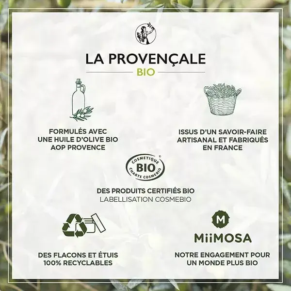 La Provençale Le Déodorant Douceur Desdororante Perfume Jabón de Marsella Bio 50ml