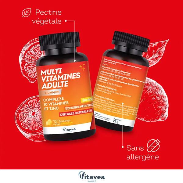 Vitavea Multi Vitaminas Adulto Energía Equilibrio Nervioso 30 gomitas