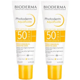 Bioderma Photoderm Aquafluide Colorless SPF50+ 2x40 ml
