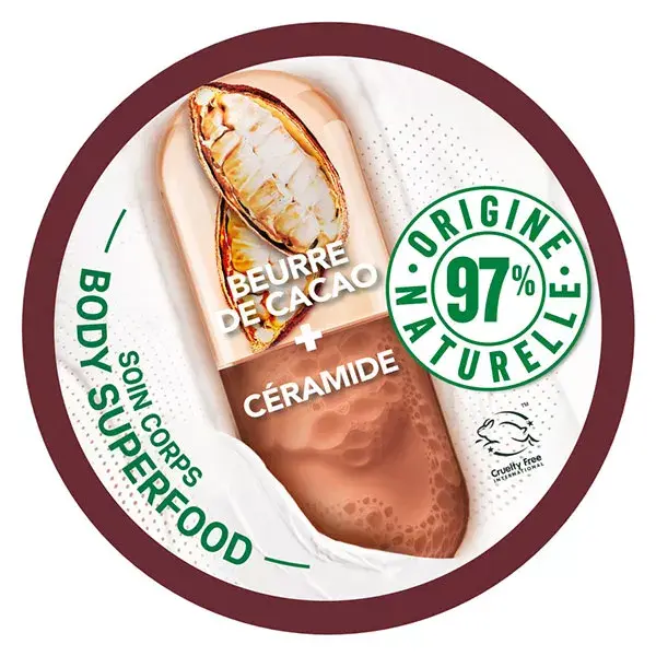 Garnier Body Superfood Beurre Réparateur Cacao Céramide 380ml