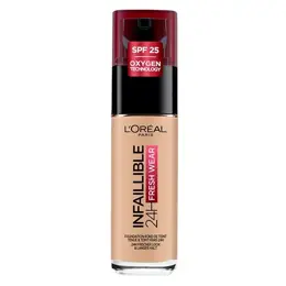 L'Oréal Paris Infaillible 24h Fresh Wear Fond de Teint Fluide N°125 Naturel Rosé 30ml