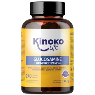 Kinoko Life Glucosamine Chondroitin with MSM 240 Capsules