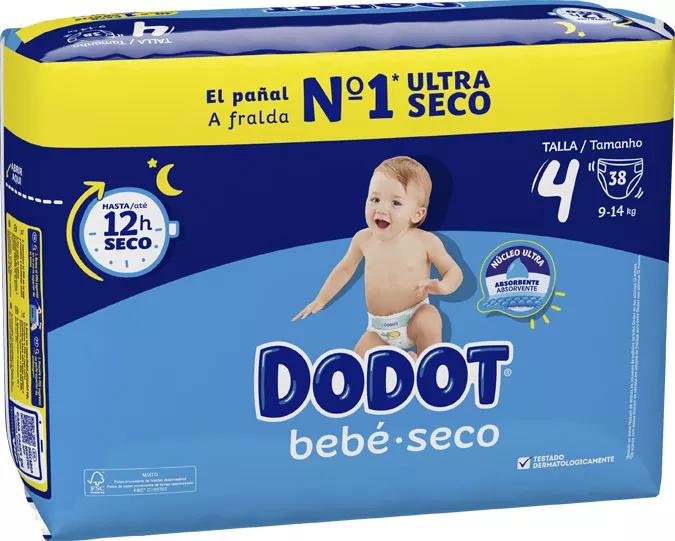 pañales dodot bebe seco talla 4 plus