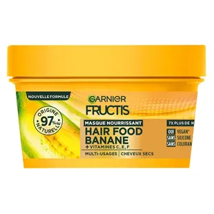 Garnier Fructis Hair Food Banana Maschera Nutriente per Capelli Secchi 320ml