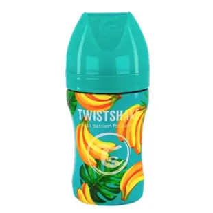 Twistshake Anti-Colic Steel Banana Bottle +2m 260 ml