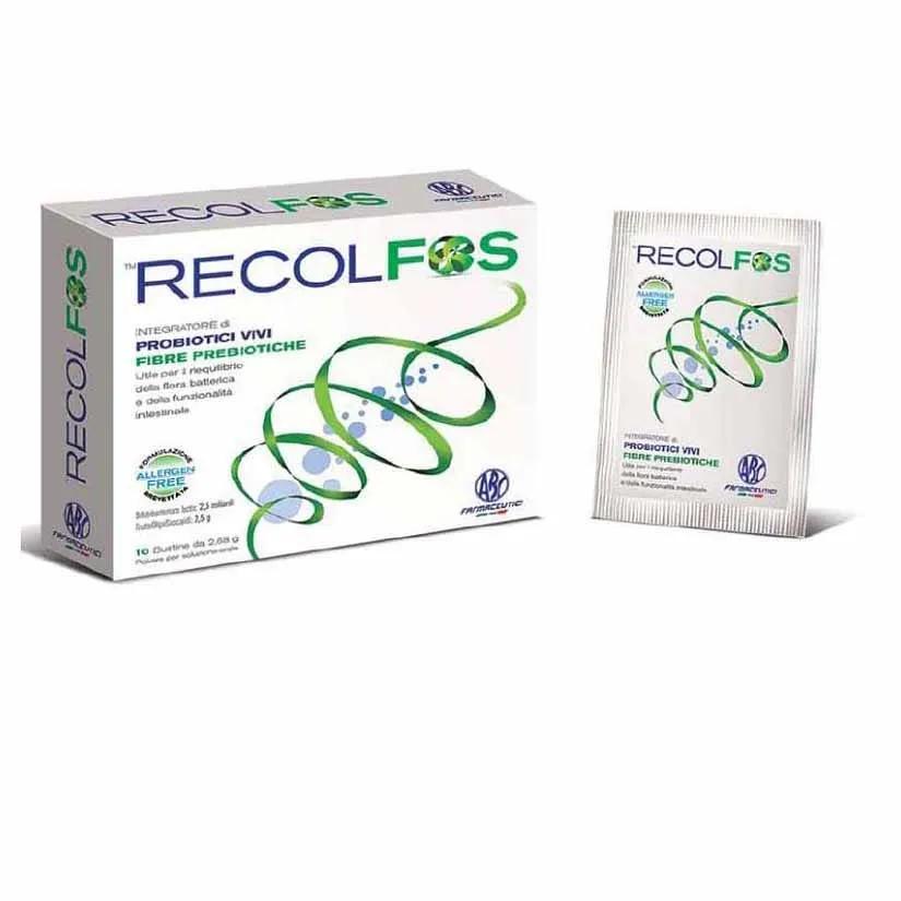 Recolfos Integratore di Probiotici e Fibre 10 Bustine