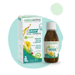 Naturactive GAE Sirop aux Essences Toux sèche et grasse  dès 1 an 120ml