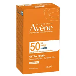 Avène Solaires Ultra Fluide Spf50 Uvb Uva Lumière Bleue 50ml