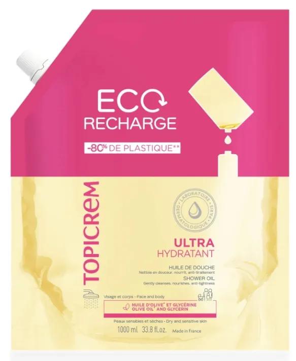 Topicrem UH Recharge Doucheolie 1 Liter