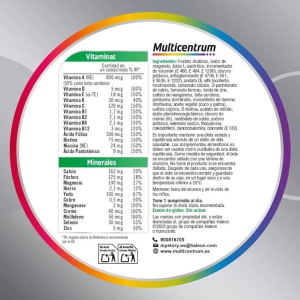 Multicentrum Adults 50+ 30 Tablets