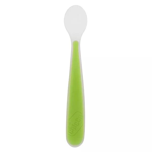 Chicco Repas Cucchiaio in Silicone +6m Mela Verde 