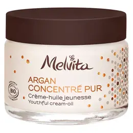 Melvita Argan Concentré Pur Crème Huile Jeunesse Bio 50ml