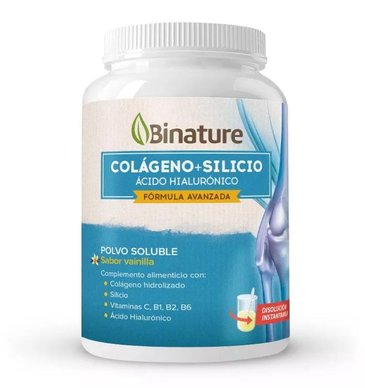 Binature Collagène + Silicium + Acide hyaluronique Goût Vanille 368 gr