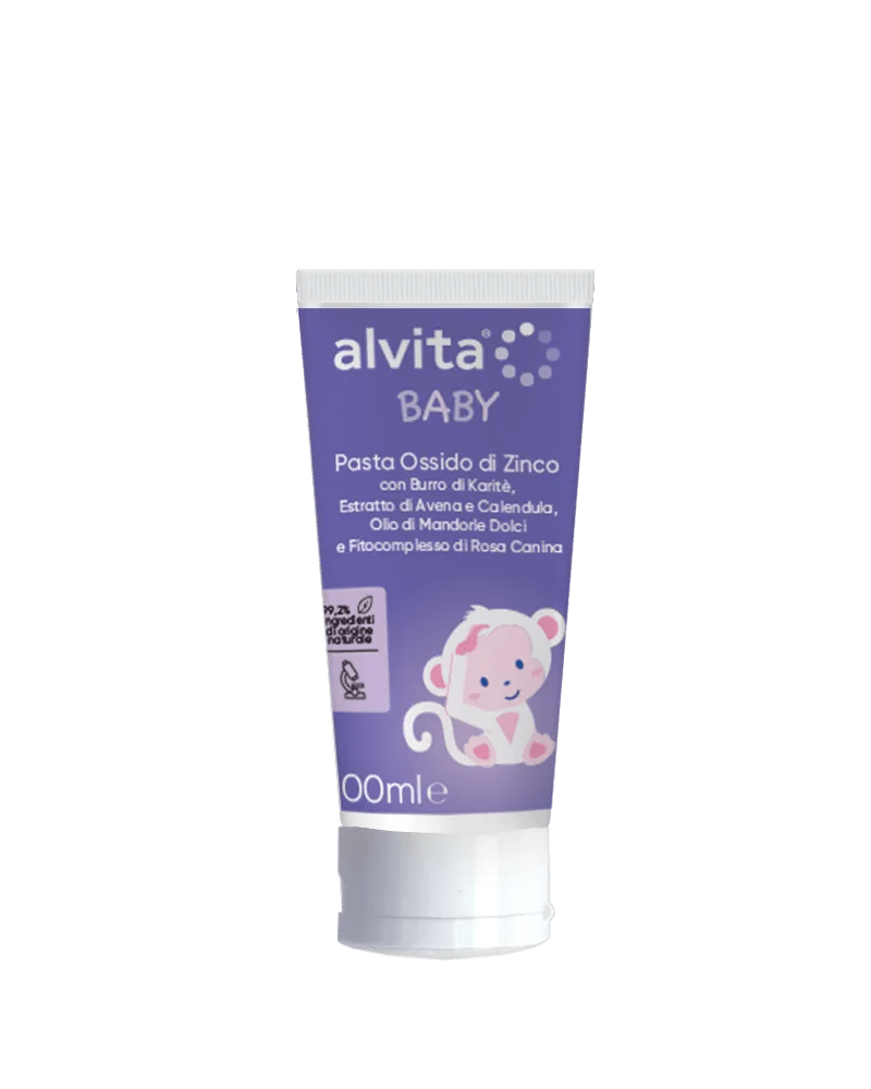 Alvita Baby Pasta Ossido Zinco Cambio Pannolino Per Pelle Delicata 100 Ml