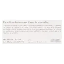 Nat & Form Ampoules Confort Urinaire Bio 20 ampoules