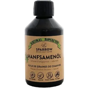 Sparrow Óleo de semente de cânhamo orgânico 250 ml