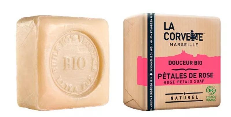 La Corvette Savon BIO Pétales de Rose 100 gr