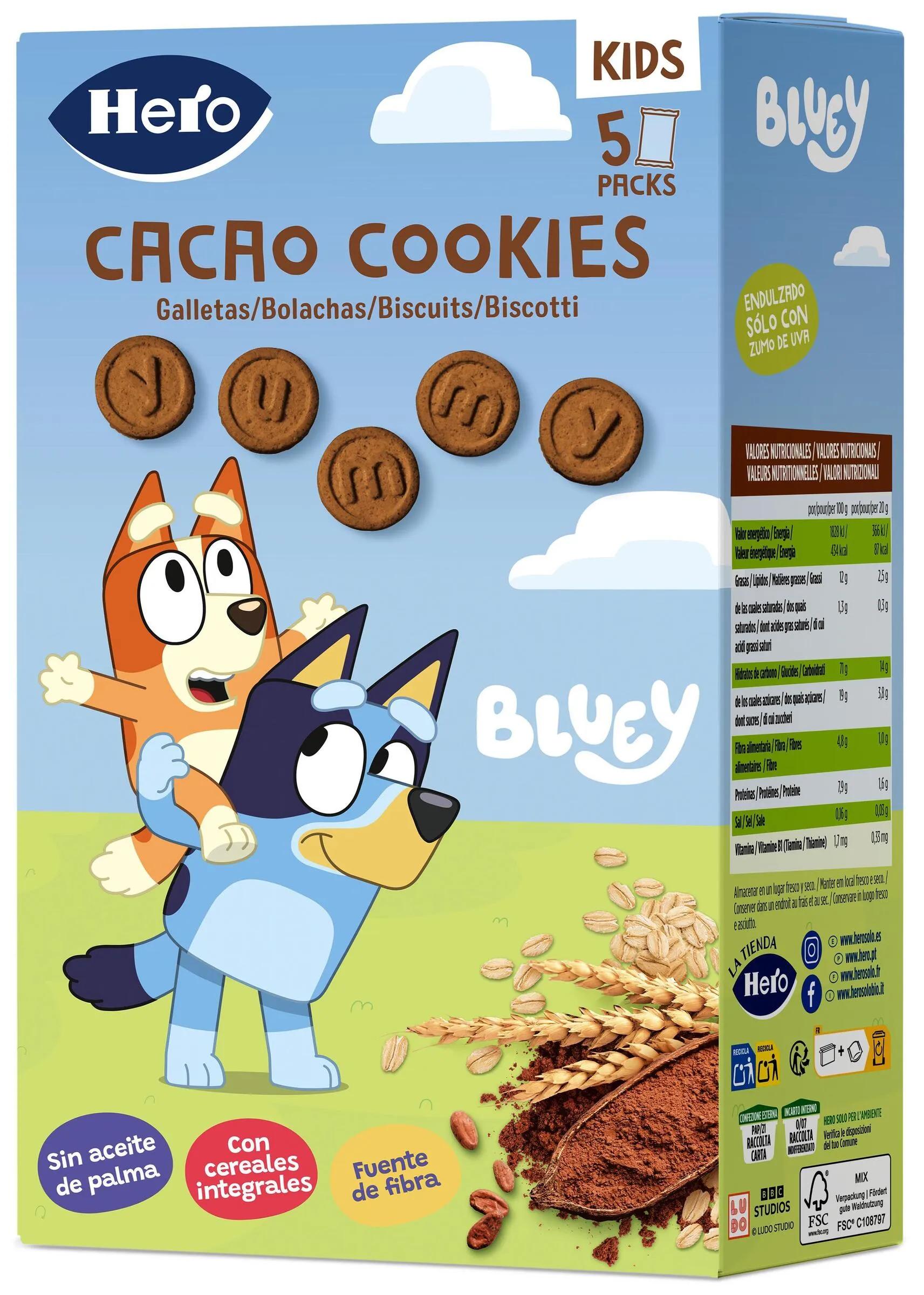 Hero Kids Bluey Kakaokekse +36m 5x20 gr