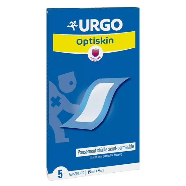 Urgo Nursing Optiskin Adhesive Dressing 9 x 15cm 5 units