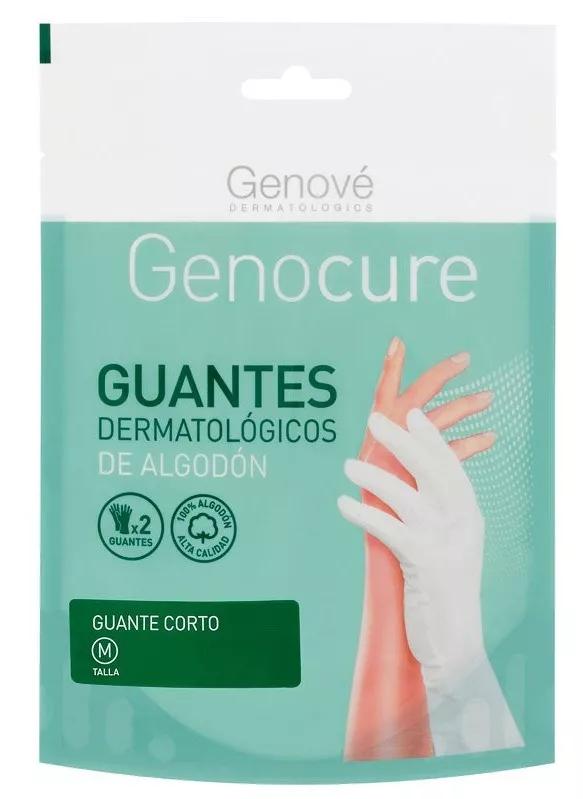 Genove guantes dermat Algodão Tamanho Media