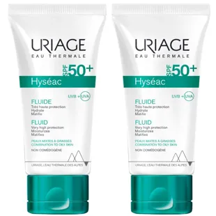 Uriage Hyséac Solar Fluid SPF50+ 2x50 ml