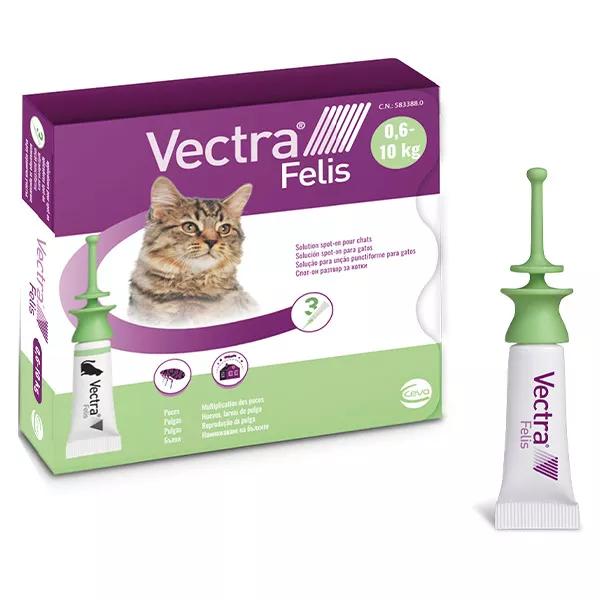Vectra® Felis spot-on solution for cats 3 pipettes