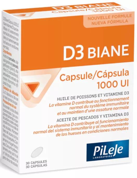 Pileje D3 Biane 1000 UI 30 capsule