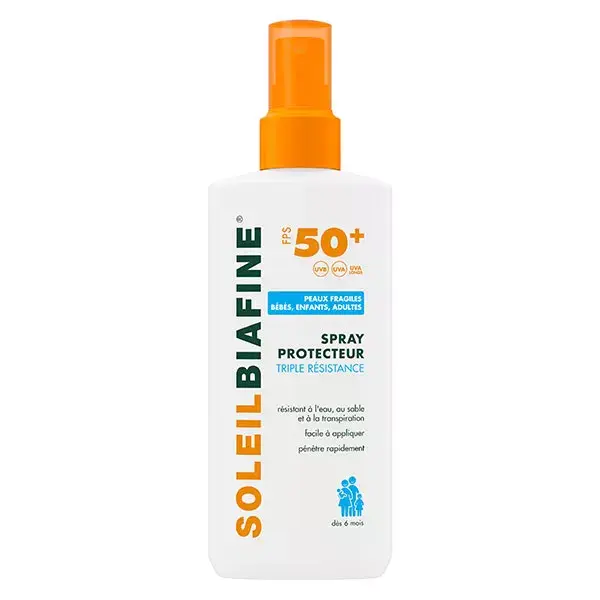 SoleilBiafine leche Spray solar nio SPF50 + 200ml