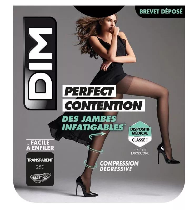 Dim Perfect Contention Medias de Compresión Transparente Negro Talla 3