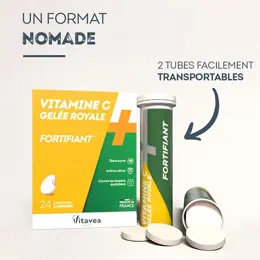 Vitavea Vitamine C + Gelée Royale Fortifiant 24 comprimés à croquer